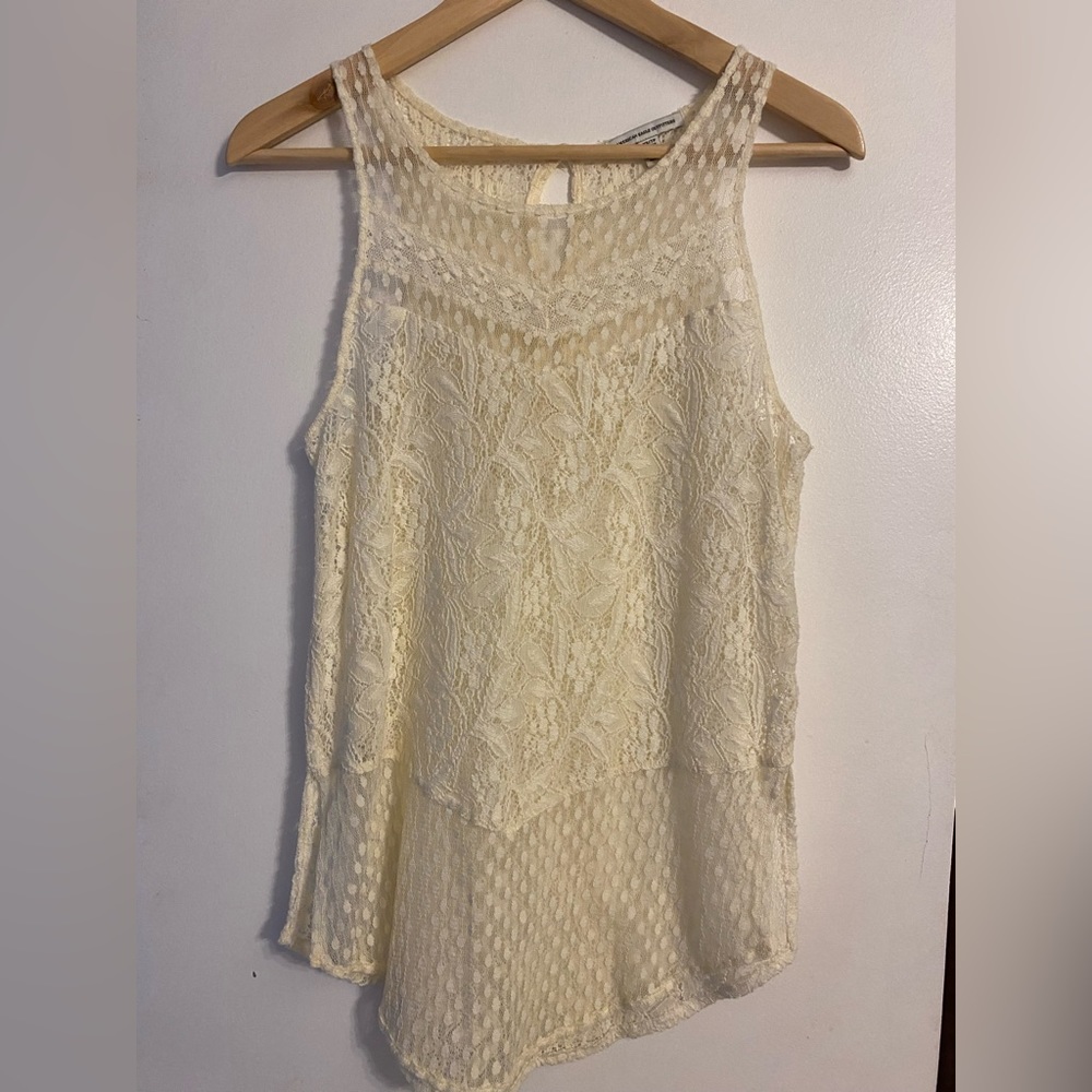 Boho Lace tank top blouse